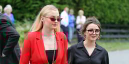 Game of Thrones actresses Maisie Williams (Arya Stark) and Sophie Turner (Sansa Stark) would relax together after sets by sitting in bath tubs smoking weed and putting on makeup. They remain good friends off set