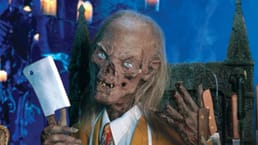 Depois das filmagens de *Child's Play*, o animatrônico original do Chucky foi desmontado e reutilizado como o Crypt Keeper.