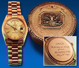 玛丽莲·梦露在肯尼迪总统生日时送了什么？