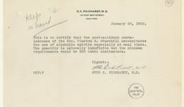 Hat Winston Churchill ein Rezept für unbegrenzten Alkohol erhalten?