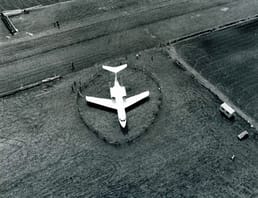 Was geschah bei der Notlandung auf dem Rennkurs von Mallow?