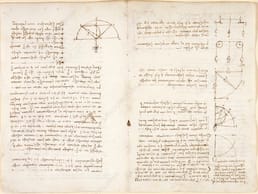 ¿Leonardo da Vinci anotó sus trabajos?