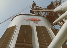 澳大利亚军舰常被误认成英国舰艇，皇家海军于是给它们贴上大红袋鼠标记