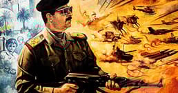 During the Gulf War, Saddam Hussein Built a Defensive Line Filled with Trenches and Tunnels. This was Patterned with Trench Warfare in World War I. The US Forces were Charged with Modified Bulldozers, and Several were Buried Alive.