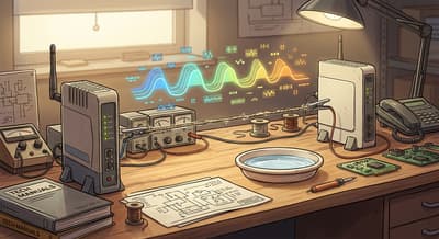 An ISP Got ADSL Working Over a Wet String