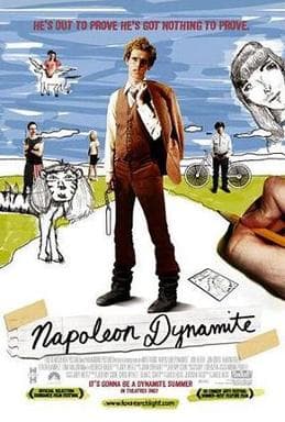 La famosa escena de baile de Napoleon Dynamite fue improvisada espontáneamente en el último momento cuando los productores ya no tenían dinero y solo quedaban 10,5 minutos de rollo de película.