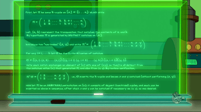 フューチャラマの脚本家ケン・キールは、単独エピソードのために全く新しい数学定理『フューチャラマ定理』を考案し証明した。これはテレビ番組のエンターテインメントだけを目的に作られた、史上初の定理である。