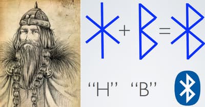 Woher stammen der Bluetooth‑Name und das Symbol?