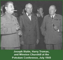When Truman told Stalin about the Manhattan project in July of 1945, Stalin displayed little reaction, since Stalin had known about the project for almost 4 years before Truman, and he arguably knew more about it than Truman himself did.