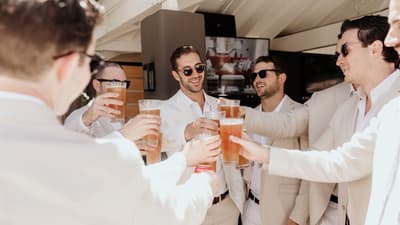 How Was A Bachelor Party Traditionally Celebrated?