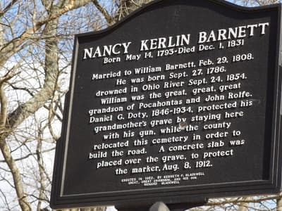 ナンシーバーネットの墓はどこにありますか？