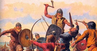 西古德·埃斯泰恩森会把敌人的头颅挂在马鞍上当作战利品，其中一颗獠牙的头颅划伤了他的腿，导致感染并最终死亡