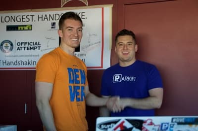 How Long Did the Longest Handshake Last?