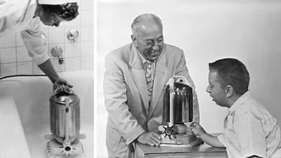 Candido Jacuzzi ha inventato la Jacuzzi per aiutare l'artrite reumatoide giovanile di suo figlio che ha contratto dopo un'infezione da streptococco