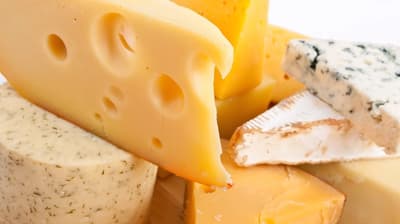 El queso contiene un compuesto similar a la morfina llamado casomorfina. Es un péptido opioide derivado de la digestión de la proteína láctea caseína.