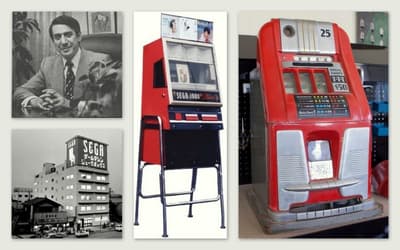 Корпорация Sega изначально называлась Service Games. Они сосредоточились на монетных игровых автоматах для военнослужащих и переехали в Японию после того, как правительство США объявило игровые автоматы вне закона в 1952 году.