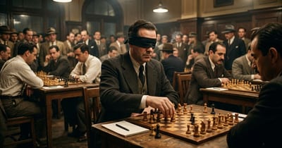 The Chess Master Who Played 45 Games Blindfolded So His Lost Family Might Find Him