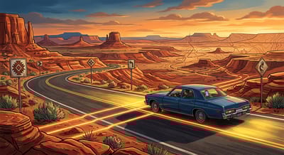 One Arizona Drive Can Flip Your Clock Seven Times