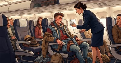 A Boy Band Singer Once Fainted Trying to Avoid a Baggage Fee