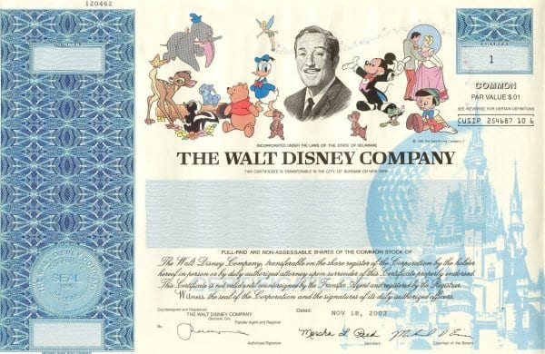 في عام 1951 تم توظيف ثيلما هوارد كخادمة لوولت ولليليان ديزني. كان وولت يمنحها أسهم ديزني كل عيد ميلاد لمدة 30 عاماً. توفيت عام 1994 واكتُشف أنها لا تزال تملك 192,000 سهم بقيمة 9 ملايين دولار. تم تحويلها للأطفال المحتاجين وابنها المعاق.