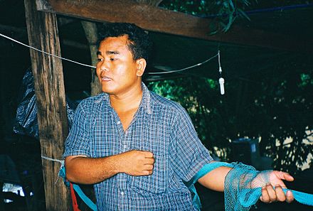 Aki Ra, a former Khmer Rouge child soldier has personally found and/or destroyed over 50,000 land mines. He now trains bomb experts, curates a mine museum, and advocates for demining and the victims of mines.