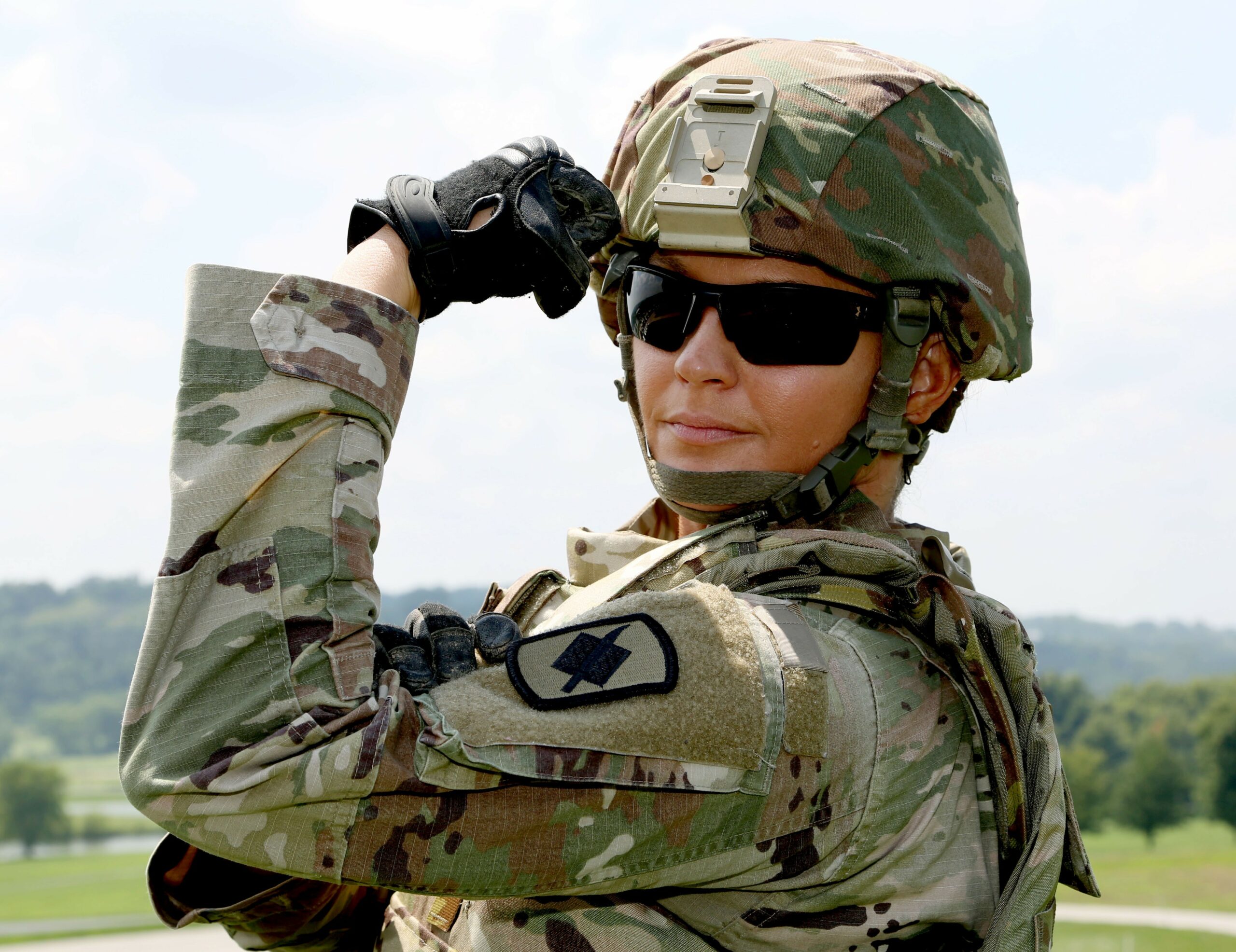 In July of this year a female National Guard soldier graduated from Special Forces training and received her Green Beret, the first in history to do so. The soldier's name and other biographical information have been withheld by the Army for personal and operational security reasons.
