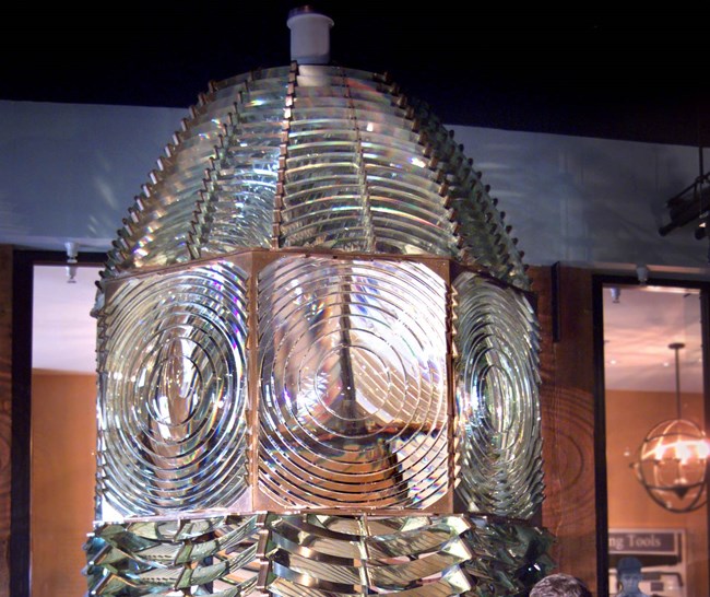 Lighthouses had different techniques for rotating the light, most being too slow, making the light less visible. Augustin Fresnel proposed a mercury flotation system in 1825. Despite some lenses weighing over 6,000 lbs. the design reduced friction, increased rotation, and ultimately saved lives.
