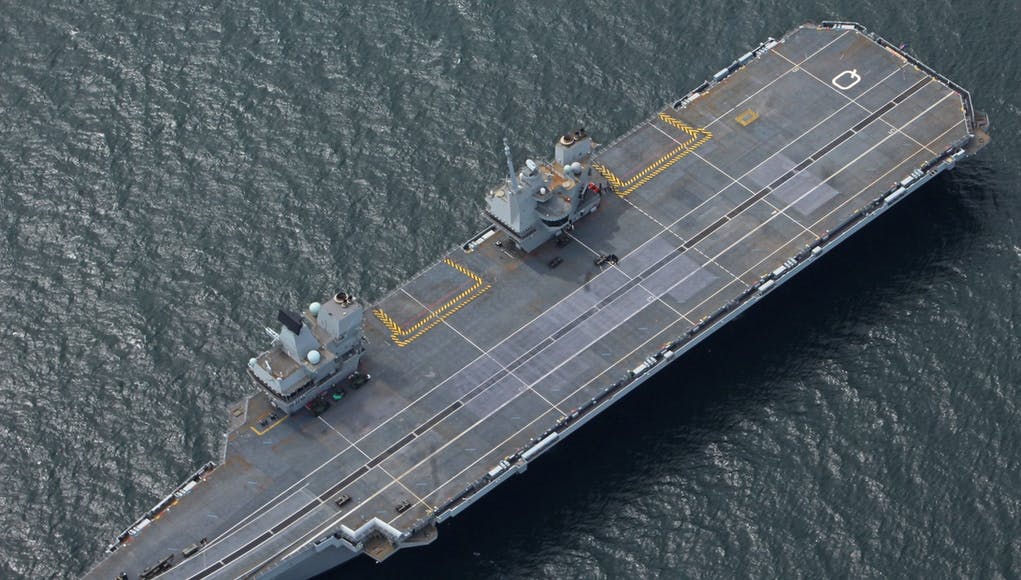 Wie hat die HMS Queen Elizabeth Meerwasser in Trinkwasser umgewandelt?