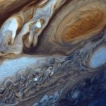 Jupiter’s Great Red Spot is so loud, it’s acoustic sound waves heat up the surrounding atmosphere to almost 2400 degrees Fahrenheit