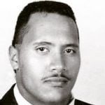In high school, with his imposing physique and creepy mustache, most Dwayne “the Rock” Johnson’s classmates thought he was an undercover cop.