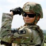In July of this year a female National Guard soldier graduated from Special Forces training and received her Green Beret, the first in history to do so. The soldier’s name and other biographical information have been withheld by the Army for personal and operational security reasons.