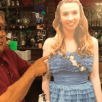 After high school senior Allison Closs dressed up a cardboard cutout of Danny DeVito to go with her to prom, DeVito returned the favor by bringing a cardboard cutout of Closs to the set of It's Always Sunny in Philadelphia.