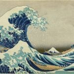 The famous Japanese painting of a giant wave is actually from a series of 36 paintings of Mt. Fuji from different views