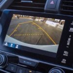 Car rear view system monitor reverse video camera.