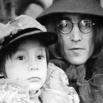 John Lennon and his son Julian Lennon