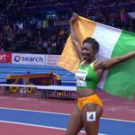 Why Did Murielle Ahoure Use An Irish Flag After Winning Gold in the World Indoor Championships?