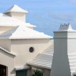 Bermuda has No Natural Source of Water. Each Home is Designed to Collect Rainwater with the Use of White Stepped Roofing.