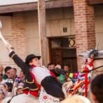 Goose Pulling is the Practice of Tying Greased Live Geese Onto a Pole. Riders on Horseback will Then Attempt to Grab the Bird by the Neck and Pull Their Heads Off.