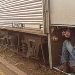 In 2009, an American Tourist Clung to the Outside of a Transcontinental Australian Train After Almost Being Left Behind.