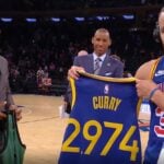 How did Stephen Curry Break Ray Allen's Three Point Record?