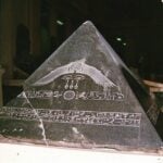 The Capstone of an Ancient Egyptian Pyramid Found in 1900 was Made Out of Black Basalt and Weighed 4.5 Tonnes