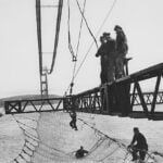 The Construction Crew Working on the Golden Gate Bridge were Forced to Wear Their Safety Equipment Under the Threat of Dismissal.